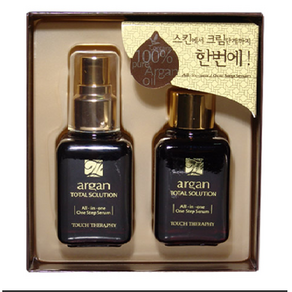 터치테라피 아르간 토탈솔루션 올인원 원스텝 세럼 50ml + 50ml 오일, 2개