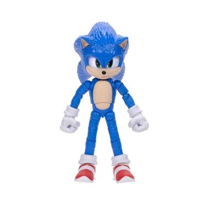 Sonic The Hedgehog 소닉 3 영화 액션 피규어 12.7cm(5인치) 섀도우 컬렉터 장난감 피규어 남아 여아용 고관절 - 공식 라이선스 영화 제품 3개