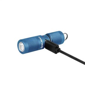 Olight 고성능 USB-C 충전식 손전등 키체인 라이트 i1R 2 PRO 180 루멘, 02 Blue