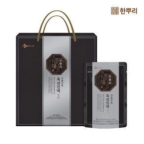 CJ웰케어 한뿌리 구증구포 흑삼대보 녹용 40ml×24포 1박스 거래처 감사인사선물 어버이날 스승의날, 40ml