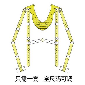 촬영 누끼옷걸이, 옷걸이 + 지지대 + H 허리 지지대 공식 표준