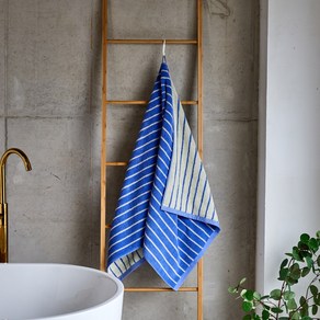 [모던하우스 인천점] 코지 스트라이프 바스타월 BLUE 70X140cm 460g_BG0124033, 블루, 1개