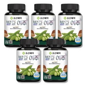 조선제약 여주환 국내산 여주 발효 여주환, 100g, 5개