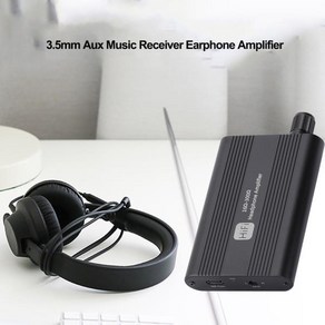 플레이어 앰프 음악 포함 포트 이어폰 HiFi 3.5mm 휴대용 앰프 휴대폰용 AMP 케이블 안드로이드 잭 헤드폰 Aux, 1개