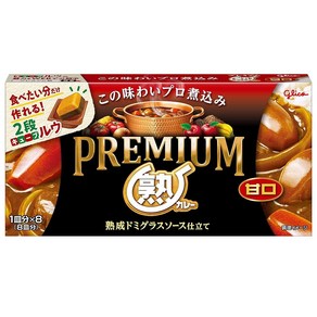 글리코 고형 카레 160g 6팩 스위트 Glico Matue Cuy Sweet 6.3 oz (160 g) x 6 Packs, 6개