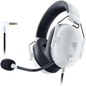 [병행수입 국내재고보유 당일출고예정] 레이저 RAZER Blackshak V2 X 헤드셋 화이트색상 정품벌크, 정품벌크상품