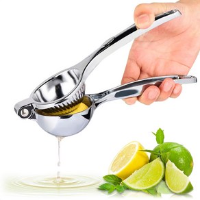 Stainless Steel Lemon Squeeze - Hand Juice Squeeze Citus Juice Lime Squeeze Stainless Steel, 1개, Silve