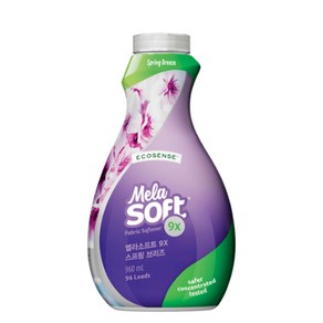 멜라루카 고농축 섬유유연제 멜라소프트9X 스프링 브리즈, 1개, 960ml