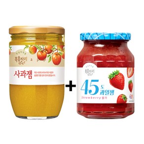 복음자리 사과잼 620g / 45도 딸기잼 350g 세트, 1개