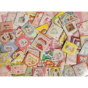 [벨벳STORE]도무송 150장(15set)+덤50장(5set) 어린이선물 스티커 윰자 포용