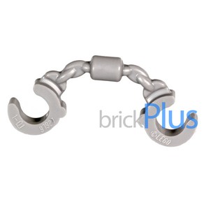 레고 부품 소품 수갑 Light Bluish Gay Minifig Utensil Handcuffs 4518282 61482, 1개