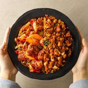 유가네 [특가할인]유가네 닭갈비4팩/볶음밥12팩 택1, 1. 닭갈비 600g 4팩+치즈 2팩