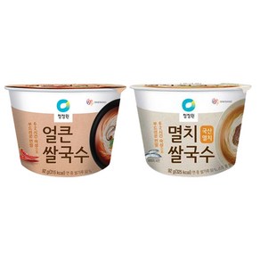 청정원 쌀국수 멸치 4개+ 얼큰 4개, 1개