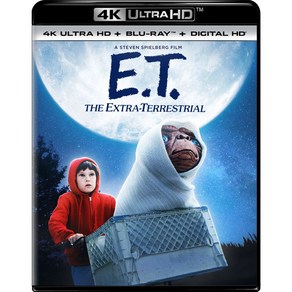 E.T. The Exta-Teestial [Blu-ay] ET 외계인 [블루레이], 4K Ulta HD + Blu-ay + Digita, 1개