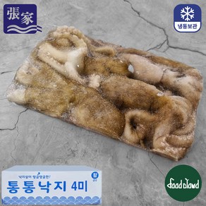 [업소용] 대용량 냉동낙지 활낙지 통낙지 3미 4미, 4마리 (850gx6팩), 1개, 4마리(850gx6팩)