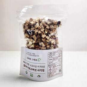 칠곡애 국내산 건표고버섯 햇빛 통건조 찌게 돌솥밥 깍두 사각칩 180g 1개