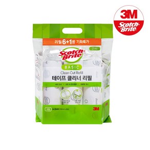 스카치브라이트 베이직 테이프클리너 대형 리필 7p, 1개