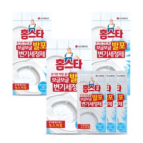 홈스타 보글보글 발포 변기 세정제, 180g, 3개