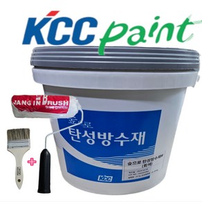 KCC 정품 숲으로 탄성 노출 방수재 16KG(녹색 회색) 1액형 옥상방수페인트, 상도회색(16KG), 1개, 16kg