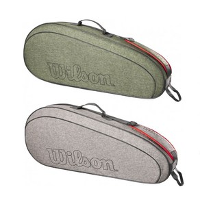 미국배송 2023년 윌슨 테니스 가방 Wilson Team 3 Pack Tennis Bag, 그레이, 1개