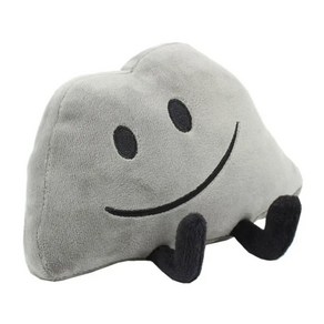 배틀 포 드림 아일랜드 BFDI 봉제 장난감 인형 피규어 마커 펜 프라이 병 네일 파이 스테이플러 클라우드 루비 선물, Stone 15cm, 1개