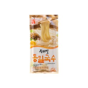 국내산 우리밀 통밀국수 농협, 500g, 5개