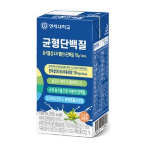 연세유업 균형단백질 음료, 190ml, 24개