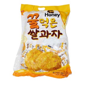 꿀먹은 쌀과자 900g/대용량쌀과자/쌀과자/허니쌀과자/어르신간식/아이간식, 900g, 1개