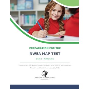 (영문도서) NWEA Map Test Preparation - Grade 1 Mathematics Paperback