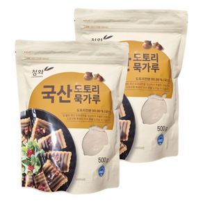 [코스트코]청화농산 국산 도토리묵가루, 500g, 2개