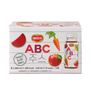 델몬트 ABC주스 240ml x 12입, 24개