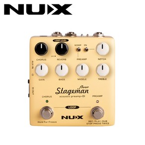 NuX Stageman Floo / 어쿠스틱 프리앰프 + DI + 루퍼 (NAP-5), *, *