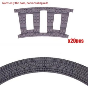 액자블럭 MOC 시티 크리에이티브 아이디어 기차 레일 횡단 포인트 유연한 트랙 빌딩 블록 벽돌 액세서리 DIY 완구 크리스마스 선물, Tain Tacks 32