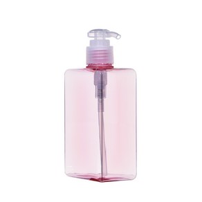 [허브스프레이] 친환경 PETG 사각 디스펜서 100ml 150ml 250ml 280ml 450ml, 1개, 280ml 핑크