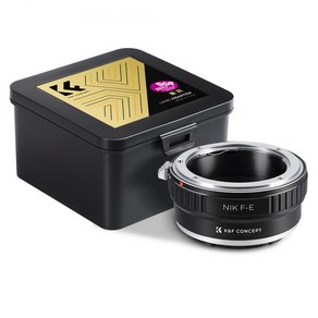 KnF NIK F-E 렌즈 어댑터 니콘 Ai 렌즈 - 소니 E 바디 (뒤캡옵션) Nikon F lens to Sony E adapter (E cap option)