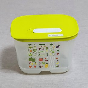 반찬통 김치통 유리반찬통 플라스틱 타파웨어 스마트 야채통(1.8L)1개 보라색 반찬통 정리 빠른배송 hmjy몰, 1개, 본품선택