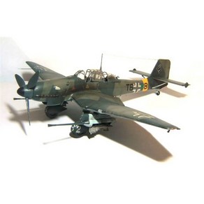 트럼페터 독일 융커스 슈투카 Ju-87G-2 급강하 폭격기 전투기 비행기 밀리터리 대형 프라모델 1:32, 1개