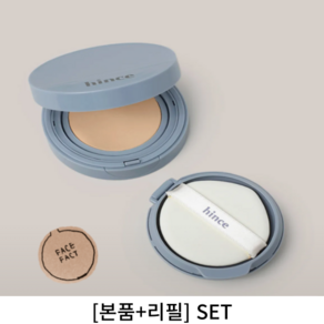 [한정기획] 힌스 세컨 스킨 메쉬 매트 쿠션 (본품12g+리필12g), 21 아이보리, 1개