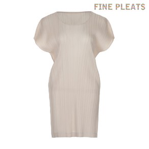 [FINE PLEATS] 피네 플리츠 라운드 베이직 튜닉 아이보리