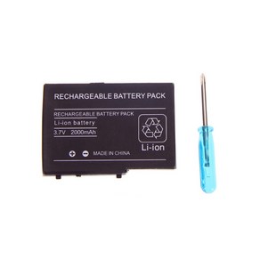 2000mahBattey fo DS Lite Nds Ndsl 3.7V Rechageable Lithium-ion Battey + Tool, 1 set 1