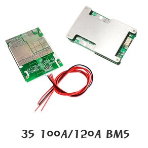 3S 100A 보호회로 18650 리튬이온 폴리머 11.1V 12.6V PCM BMS 3셀 회로, 1개