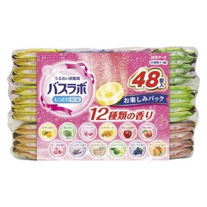 hakugen eath 허즈 바스라보 우루오이 탄산탕 팩 12종류의 향기 48개입, 1개, 2.16kg