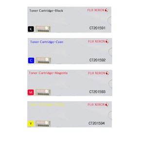 제록스 Docupint CP205w 정품인증토너 4색1세트(검정 빨강 파랑 노랑), 1개, 검정+칼라