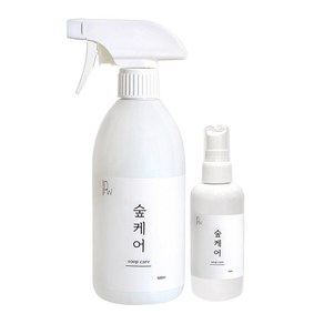 숲케어 편백수 피톤치드 스프레이 500ml + 휴대용100ml