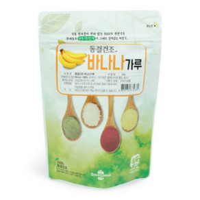 백앤 산마을 바나나가루, 80g, 1개