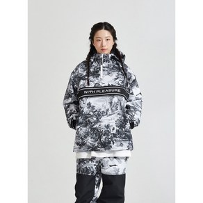 MR 25 ANORAK 05 TW BLACK 모이라 보드복 아노락 자켓 상의 커플 공용 여성 남성 스노우보드복