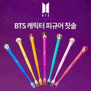 BTS 캐릭터 피규어칫솔세트 Jimin, 1개입, 1세트