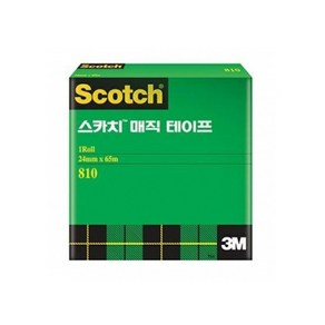 스카치 매직 테이프 리필 24mm x 65m, 2개