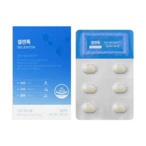 헬스플레닛 데이배리어 셀렌톡 500mg 30정, 1개