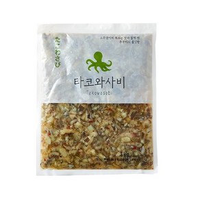 타코와사비 1kg 마루다이 x 3팩 BOX [하타가와 쭈꾸미 와사비], 3개